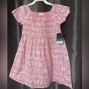 NWT Okie Dokie Spring Pink Butterfly Dress